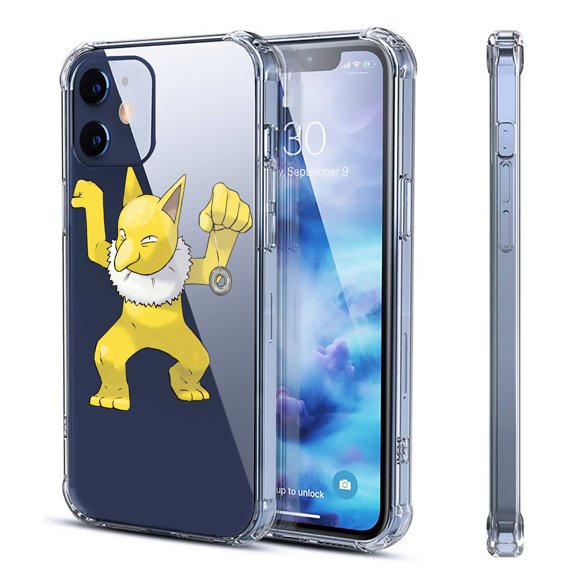 （画像用） ポケットモンスター Pokémon 【iPhone 12シリーズ対応】透明スマホケース（クリアソフトケース）